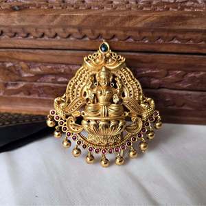 Premium Lakshmi Jada Billa Crown for Women - Product Image 1