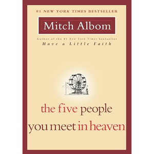 Cinq personnes que vous rencontrez au paradis par l'auteur Mitch Albom, livre broché personnalisé, impression de couverture souple - Product Image 2