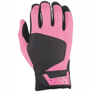 Guantes de Bateo de Béisbol de Diseño Único OEM en Color Sólido / Guantes de Bateo de Béisbol Transpirables Antideslizantes con Agarre Adhesivo de Cuero Premium - Product Image 5