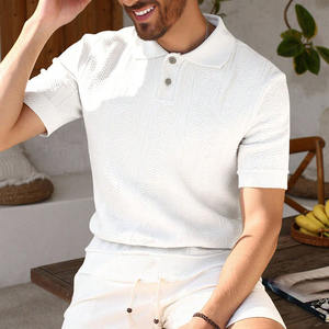 Suéter de Forro Polar Personalizado con Logotipo para Hombre, Talla Grande, Manga Corta, Color Sólido, 100% Algodón, Transpirable - Product Image 5