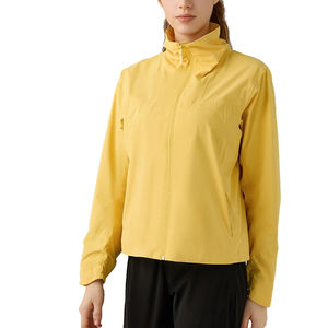 Chaqueta cortavientos reversible de forro polar para mujer, abrigo cortavientos básico liso para primavera, otoño e invierno, cortavientos para mujer - Product Image 6