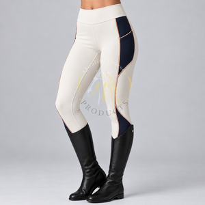 Pantalones de equitación para mujer, hechos con materiales transpirables, con movimiento flexible y comodidad confiable para interiores. - Product Image 5