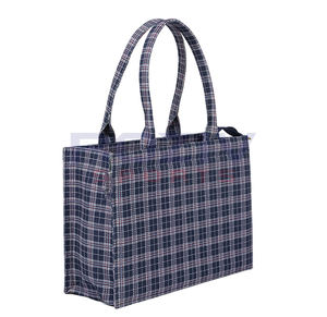 Sac fourre-tout en toile pour femme, imprimé sur mesure avec logo, haute qualité, réutilisable, écologique, recyclable, 100% coton, cadeau, shopping, utilisation en extérieur - Product Image 2