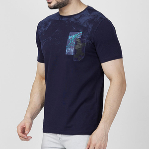Camiseta de Hombre Personalizada con Logotipo, 190 GSM, 100% Algodón, Impresión en Blanco, de Lujo, Color Sólido, Cuello Redondo, Manga Corta - Product Image 4