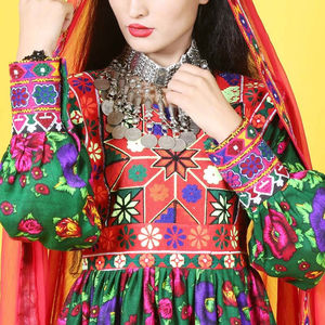 ชุดเดรสอัฟกันคุชชีแบบสั่งตัดคุณภาพสูง ดีไซน์ล่าสุด ผ้าลูกไม้ยาวคลุมเท้า แขนยาว ราคาดีที่สุด ขายดี ระบายอากาศได้ดี - Product Image 6