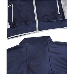 Conjunto de chándal ligero de poliéster y algodón para hombre y mujer, ropa deportiva informal transpirable, conjunto de entrenamiento - Product Image 5