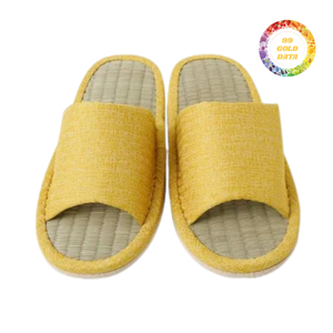 Chaussons en jacinthe d'eau de haute qualité, chaussons en jonc de mer, construction robuste pour l'industrie hôtelière professionnelle, vente en gros - Product Image 1