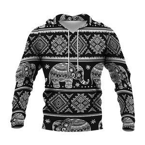 Printed <b>Fleece</b> Hoodie Men's Winter Casual Streetwear Graphic Pullover Custom Logo 100% Cotton Cozy Digital Printing Anti-Pilling - Product Image 1