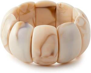 Bangle <b>Bracelets</b> for Women, Resin Bamboo Brown Stretchy <b>Bracelet</b> <b>Stack</b>, Fashion Jewelry for Women - Product Image 1