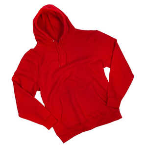 Sudadera con Capucha Oversize de Color Rojo, 80% Algodón, 20% Poliéster, al por Mayor, de Buena Calidad, con Etiqueta Privada y Logotipo Impreso - Product Image 2
