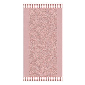 Nouvelle conception tendance, serviette de plage en jacquard floral à motif de feuilles, serviette de plage en coton à haute absorption d'eau, serviettes de plage personnalisées - Product Image 2