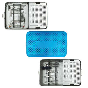 Kit d'instruments pour plaques orthopédiques à blocage, manuel, pour chirurgie des fractures osseuses de grands fragments, en acier inoxydable, compatible CE, par Dentavex - Product Image 4