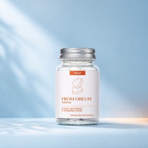 [FROM OREUM] Pasta de Dientes Sólida con Sabor a Mandarina de Jeju, 60 Tabletas para el Cuidado Bucal Diario en Casa - Product Image 2
