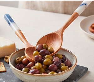Ensemble de couverts en bois royal, 2 pièces, avec manche en résine, meilleurs couverts, parfaits pour la cuisine et la table à manger. - Product Image 6