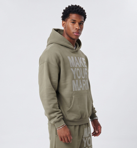 <b>Men's</b> Oversize <b>Pullover</b> Tracksuit Casual 100% Fleece Polyester Rhinestone Heavy Weight Loose Fit Two Piece Winter Warm Set <b>Men</b> - Product Image 5
