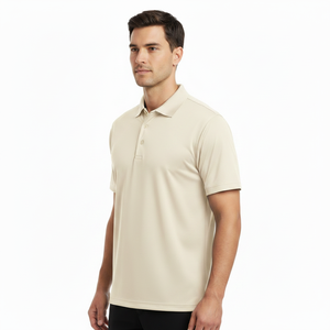 Chemises polo en coton uni pour hommes, tissu piqué de haute qualité, vêtements personnalisés pour pickleball, vêtements de golf, chemise polo de tennis - Product Image 3