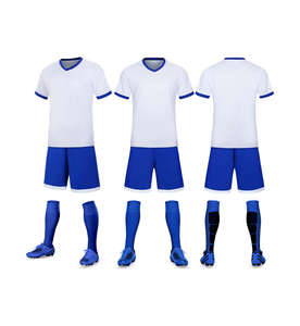 Maillot de football de haute qualité, respirant, anti-bactérien, à séchage rapide, manches courtes, personnalisable pour l'entraînement des équipes, vêtements de sport pour hommes - Product Image 4