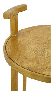 Table basse ronde moderne et durable en métal doré, meuble d'appoint pour salon, table à thé - Product Image 2