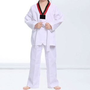 Nuevo Uniforme de Gi de Manga Larga, Ropa de Taekwondo Blanca, Uniformes de Karate y Judo para Niños y Adultos Unisex - Product Image 1