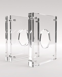 Trofeo Conmemorativo de Acrílico Prestige |   Premio por Excelencia y Logro - Product Image 2