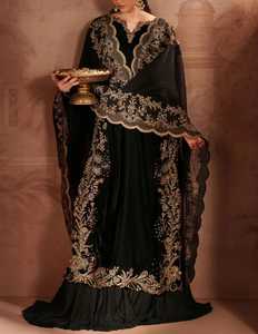 Salwar Kameez vert à fleurs pour femmes avec broderie, coupe ample, style traditionnel indien pakistanais, en rayonne, tenue décontractée - Product Image 4