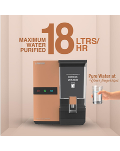 Système de purification d'eau domestique FINPURE COPPER GOLD par osmose inverse avec réservoir de stockage de 9 litres - Product Image 2