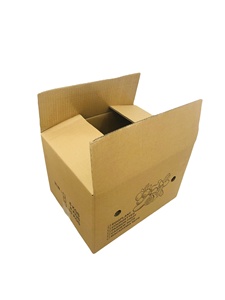 Wholesale Eco Friendly Recycled Materials Corrugated Paper Carton <b>Box</b> Food Grade Custom Logo Vanishing Printing Vegetable Fruit - Product Image 1
