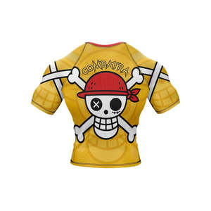 2026 Custom Logo Compression Rash Guard Shirt for Adults High Quality Nylon Fabric <b>Long</b> Short <b>Sleeves</b> Fashionable Custom Made - Product Image 2