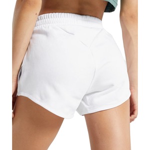 กางเกงขาสั้นออกกำลังกายผู้หญิง ระบายอากาศได้ดี โลโก้แบบกำหนดเองใหม่ ผ้าฝ้าย 100% เอวยางยืด ผ้าฟลีซ สไตล์สตรีทแวร์ - Product Image 4