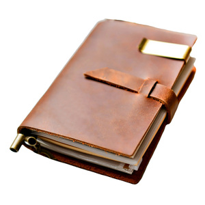 Journal en cuir vintage unique au design rustique, parfait pour l'écriture créative, le croquis et les réflexions quotidiennes, carnet de notes, agenda - Product Image 4