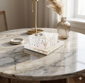 Arabic MOP Mubkhar Oud Incense Burner Set Pearl Home Candle Holder Aromatherapy <b>Diffuser</b> for Ramadan Gifts Economically Priced - Product Image 1