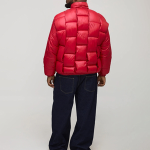 Wholesale bubble jacket premium puffer coat lightweight winter outerwear best quality custom logo fashion - Product Image 3