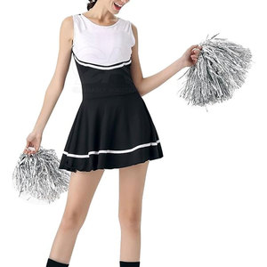 Ensemble d'uniformes de cheerleading avec haut inclus, logo personnalisé, taille adulte, personnalisable, haute qualité, 100% polyester - Product Image 2