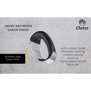 Stainless Steel <b>Fruit</b> & <b>Vegetable</b> <b>Tool</b> Garlic Press - Product Image 4