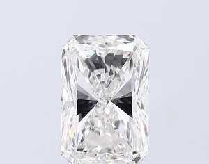 Diamant de forme radiant, 3,00 carats, couleur F, clarté VS1, pierre cultivée en laboratoire, polissage excellent, pour bague de fiançailles de luxe sur mesure. - Product Image 1