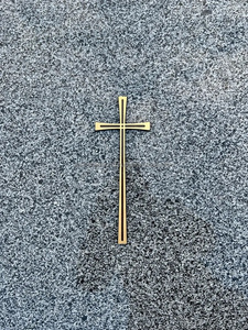 Cruz de latón antiguo modelo UV impreso con técnica de chapado para Navidad - Product Image 3