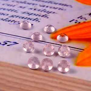 Lote al por mayor de piedras preciosas sueltas de cuarzo rosa natural facetadas y calibradas de 6x6 mm, calidad AAA++, certificadas por terceros, para la fabricación de joyas. - Product Image 3