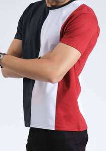 Boxy Crop Top for Men Breathable Oversized Woven Fabric 100% Cotton Loose Fit T-Shirt with Blank <b>Design</b> High Street Style - Product Image 3