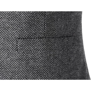 Chaleco de Tweed Cruzado Personalizado para Hombre, Chaleco Premium con Diseño Espigado, Chaleco de Traje Clásico para Bodas y Eventos Formales - Product Image 3