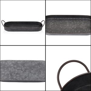 Bandeja de Servir Rústica para Mesa de Cocina, para Carne, Queso, Aperitivos y Presentación en Restaurantes y Hogares, Bandeja Decorativa de Madera para el Hogar - Product Image 4