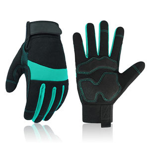 Guantes de Trabajo Multiusos de Alto Rendimiento, Antideslizantes, con Palma de Cuero, Equipo de Protección para Exteriores para Hombres, Guantes de Seguridad para Trabajo al por Mayor - Product Image 1
