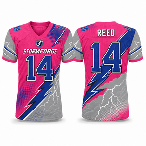 Uniformes de Fútbol Americano Personalizados Premium al por Mayor, Transpirables, de Poliéster, con Impresión por Sublimación, Proveedor de Marca Privada - Product Image 5