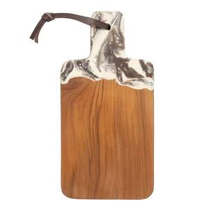 Tabla de cortar de madera más popular, juego personalizado con cuchillo, tabla de cortar de resina epoxi para queso, frutas y verduras - Product Image 5