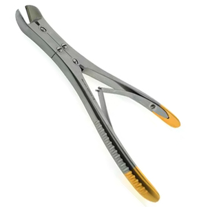 Alicates ortopédicos de acción paralela de acero inoxidable con mordazas dentadas de 4.5 pulgadas para cortar alambres y pasadores quirúrgicos - Product Image 1
