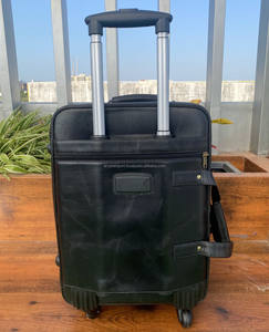 Full Grain Genuine Leather Large Capacity 4 Spinner Wheels Suitcase Wholesale Travel Caster <b>Trolley</b> with Briefcase Luggage Bags - Product Image 4