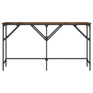 Table console étroite en bois d'ingénierie chêne fumé, élégante et peu encombrante - Product Image 4