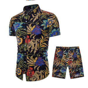 Conjunto de Pantalones Cortos de 2 Piezas para Hombre, Verano, Casual, Impermeable, Ecológico, Poliéster/Algodón, Secado Rápido, Transpirable, Directo de Fábrica, Personalizado, OEM - Product Image 4