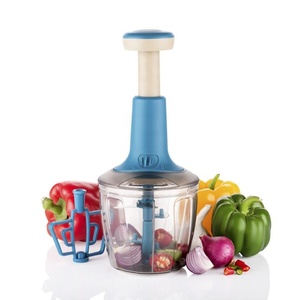 Push Chopper Cortador de alimentos manual multiusos Cuerpo fuerte y hoja afilada para las necesidades diarias de cocina - Product Image 4