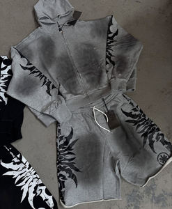 Hoodie personnalisé haut de gamme pour homme, streetwear premium, coupe ample, coton et polyester, fabricant - Product Image 6