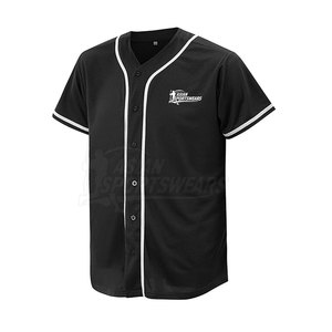 Vente directe d'usine, maillot de baseball à manches courtes, nouveau style, vêtements de sport pour hommes, maillot de baseball - Product Image 2